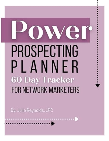 power prospecting planner 60 day tracker for network marketers 1st edition julie br b09lh2l2rd, 979-8762363594