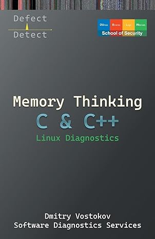 memory thinking for c and c++ linux diagnostics slides with descriptions only 1st edition dmitry vostokov