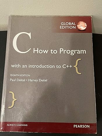 c how to program global edition 8th edition paul deitel ,harvey deitel 129211097x, 978-1292110974