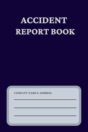 accident report book a5 accident book hse compliant record all injuries in your workplace business or schools