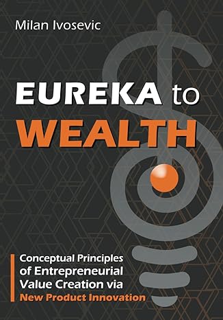 eureka to wealth conceptual principles of entrepreneurial value creation via new product innovation 1st