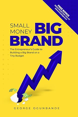 small money big brand the enterpreneurs guide to building a big brand on a tiny budget 1st edition george