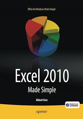 excel 2010 made simple 1st edition abbott katz ,msl made simple learning 1430235454, 978-1430235453