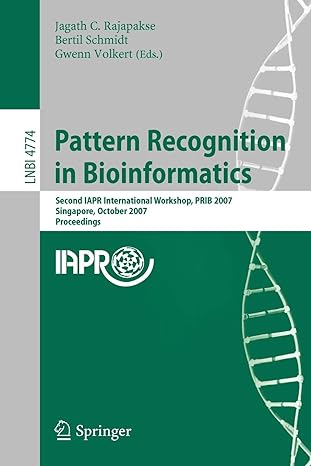 pattern recognition in bioinformatics second iapr international workshop prib 2007 singapore october 1 2 2007