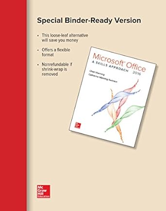 for microsoft office 20 a skills approach 1st edition inc. triad interactive 1259911136, 978-1259911132