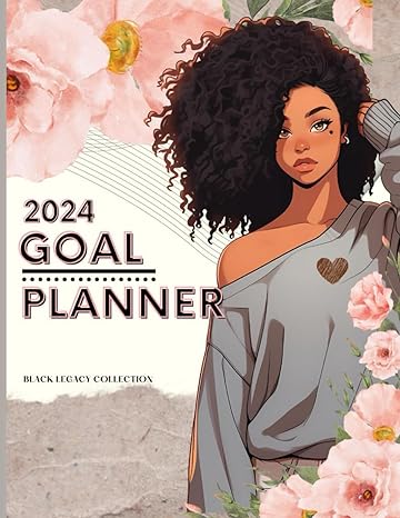 2024 goal planner achieve daily weekly and monthly goals with financial insights and a dedicated vision