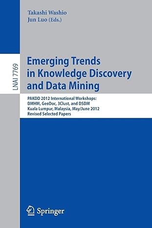 emerging trends in knowledge discovery and data mining pakdd 2012 international workshops dmhm geodoc 3clust