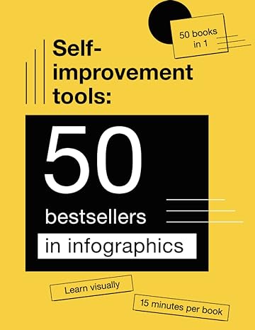 self improvement tools 50 bestsellers in infographics high rated books for self development and personal