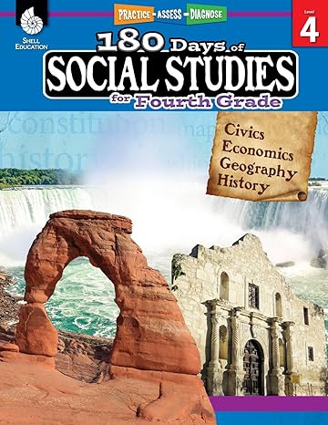 180 days of social studies grade 4 daily social studies workbook for classroom and home cool and fun civics