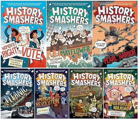 new history smashers series complete 7 books collection 1st edition kate messner b0b16vgqhs