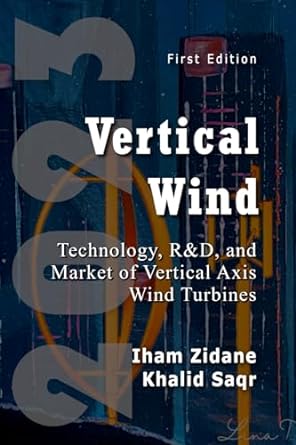 vertical wind technology randd and market of vertical axis wind turbines 1st edition iham zidane ,khalid saqr