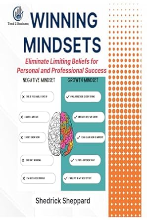 winning mindsets eliminate limiting beliefs for personal and professional 1st edition tend 2 business