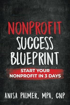 nonprofit success blueprint start your nonprofit in 3 days 1st edition anisa palmer b0cqkfftsg, 979-8869918352