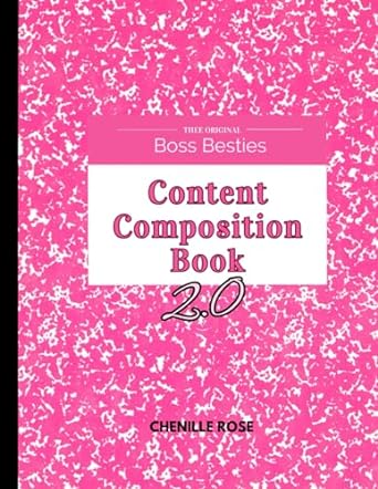 content composition book 2 0 1st edition chenille rose b0crpwm4dp