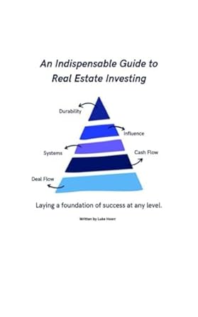 an indispensable guide to real estate investing laying a foundation of success at any level 1st edition luke