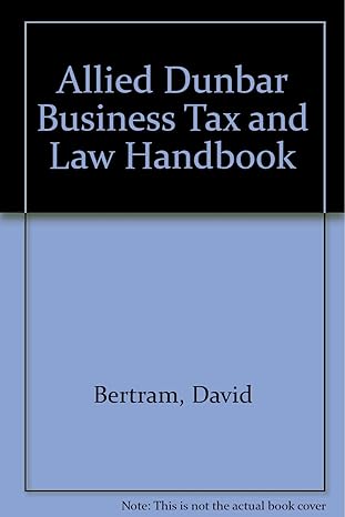 business tax and law handbook 1st edition david bertram 0273650467, 978-0273650461