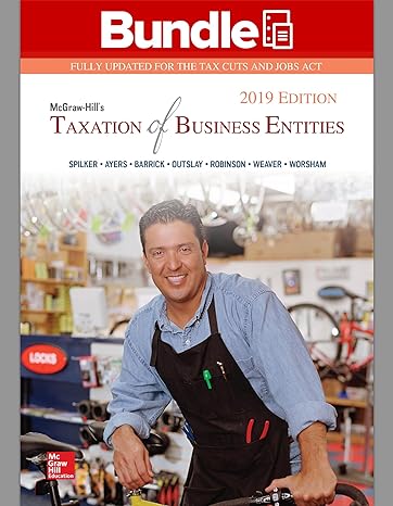 gen combo mcgraw hills taxation of business entities 2019 connect access card 10th edition brian c spilker