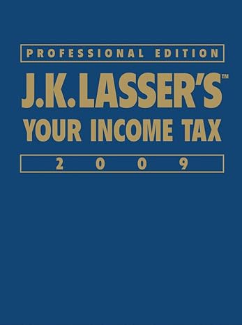 j k lassers your income tax 2009 14th edition j k lasser institute 0470284978, 978-0470284971