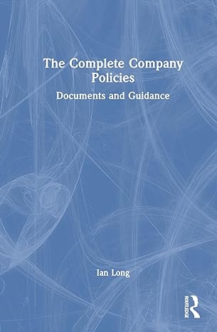 the complete company policies 1st edition ian long 1032194014, 978-1032194011