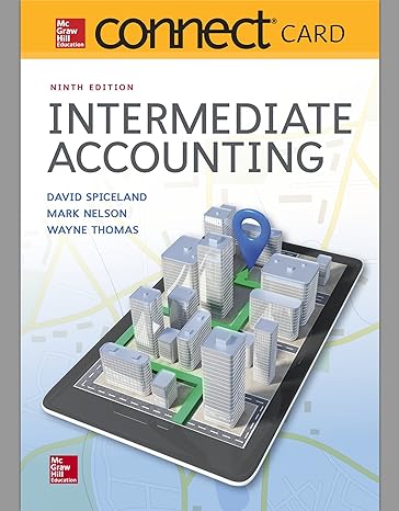 connect access card for intermediate accounting 9th edition david spiceland ,wayne thomas ,mark nelson