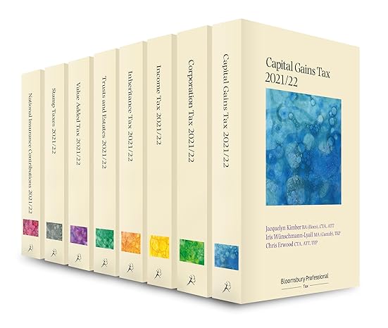 bloomsbury professional tax annuals 2021/22 extended set 1st edition  1526518686, 978-1526518682