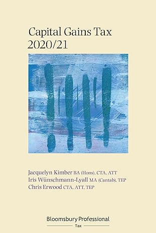 bloomsbury professional capital gains tax 2020/21 1st edition jacquelyn kimber ,chris erwood ,iris wunschmann