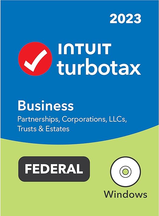 turbotax business 2023 tax software federal tax return pc disc 1st edition  b0cjyjbjnq