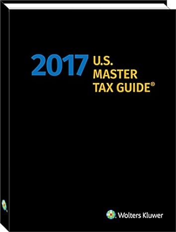 u s master tax guide 2017 2017th edition cch incorporated 0808044745, 978-0808044741