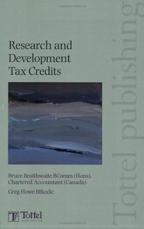 research and development tax credits 1st edition bruce braithwaite ,gary howe 1845923480, 978-1845923488