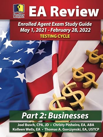 passkey learning systems ea review part 2 businesses enrolled agent study guide may 1 2021 february 28 2022