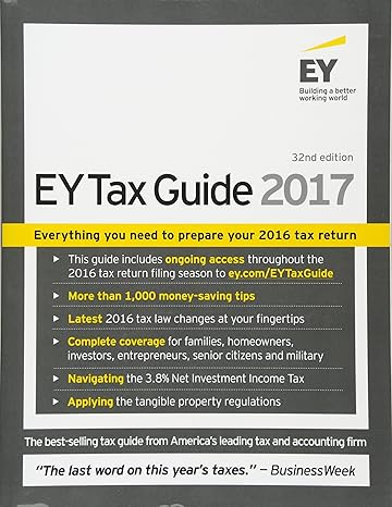 ernst and young tax guide 2017 32nd edition ernst young llp 1119248175, 978-1119248170