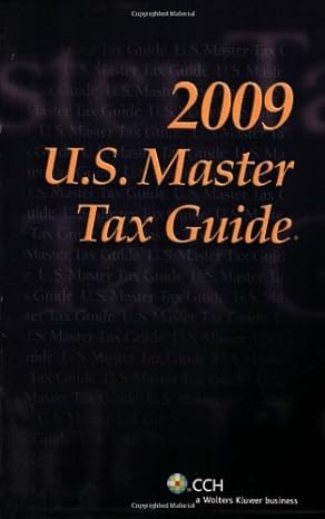 u s master tax guide 2009 2009th edition cch tax law editors 0808019031, 978-0808019039