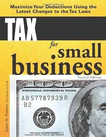 tax smarts for small business 2e 2nd edition parker b00bdj8khc