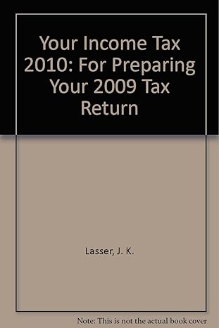 j k lassers your income tax 2010 for preparing your 2009 tax return value 1st edition j k lasser institute