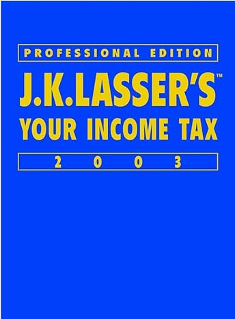 j k lassers your income tax 2003 professional edition j k lasser institute ,j k lasser 0471228265,