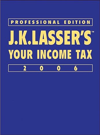 j k lassers your income tax   2006 professional edition j k lasser 0471735930, 978-0471735939