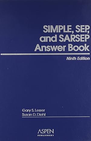 simple sep sarsep answer book 9th edition gary s lesser ,susan d diehl 0735537801, 978-0735537804