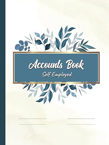 accounts book self employed for small business owners or sole trader hardback 1st edition que s b09y9pyb8y,