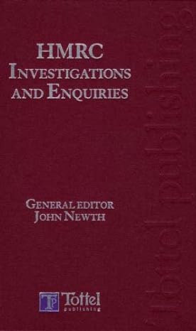 hmrc investigations and enquiries 1st edition john t newth 1847661696, 978-1847661692