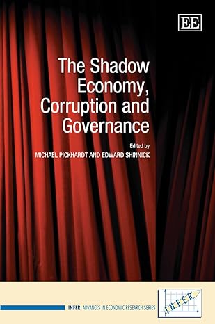 the shadow economy corruption and governance 1st edition michael pickhardt ,edward shinnick 1848440790,