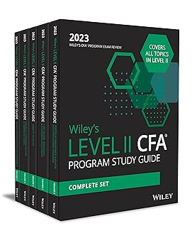 wiley s level ii cfa program study guide 2023 complete set 1st edition wiley 111993298x, 978-1119932987