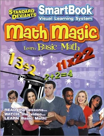 the standard deviants math magic includes video 1st edition standard deviants 1581985800, 978-1581985801