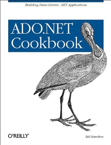 ado net cookbook 1st edition bill hamilton 0596004397, 978-0596004392