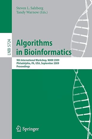 algorithms in bioinformatics 9th international workshop wabi 2009 philadelphia usa september 12 13 2009