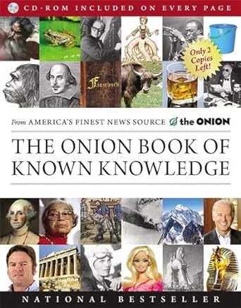 the onion book of known knowledge a definitive encyclopaedia of existing information 1st edition the onion