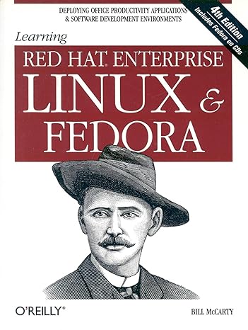 learning red hat enterprise linux and fedora 4th edition bill mccarty 059600589x, 978-0596005894