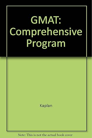 gmat 2008 comprehensive program 1st edition kaplan test prep 0743281187, 978-0743281188