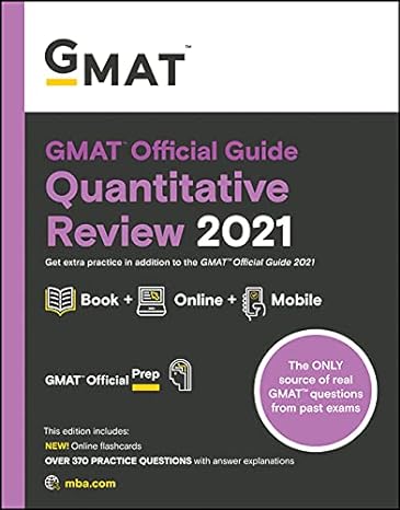 gmat official guide 2021 quantitative review book + online 1st edition gmac 1119687942, 978-1119687948