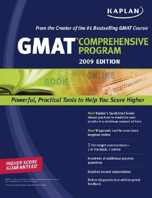 kaplan gmat 2009 comprehensive program 1st edition kaplan test prep 0743281195, 978-0743281195