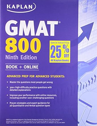 kaplan gmat 800 international edition international edition kaplan 1618656945, 978-1618656940